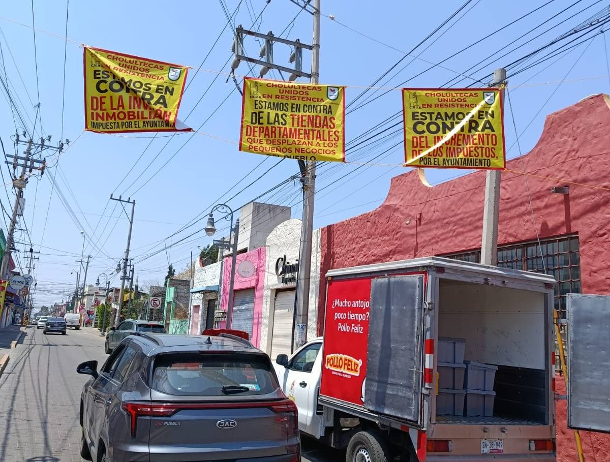 Gobierno de San Andrés Cholula aclara retiro de lonas publicitarias