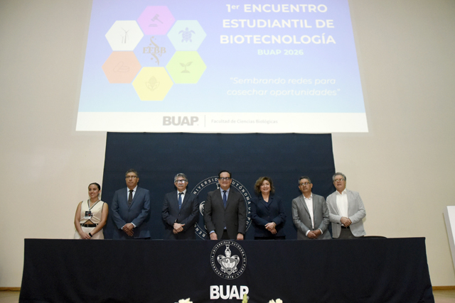 BUAP inaugura el Primer Encuentro Estudiantil de Biotecnología en Ciudad Universitaria