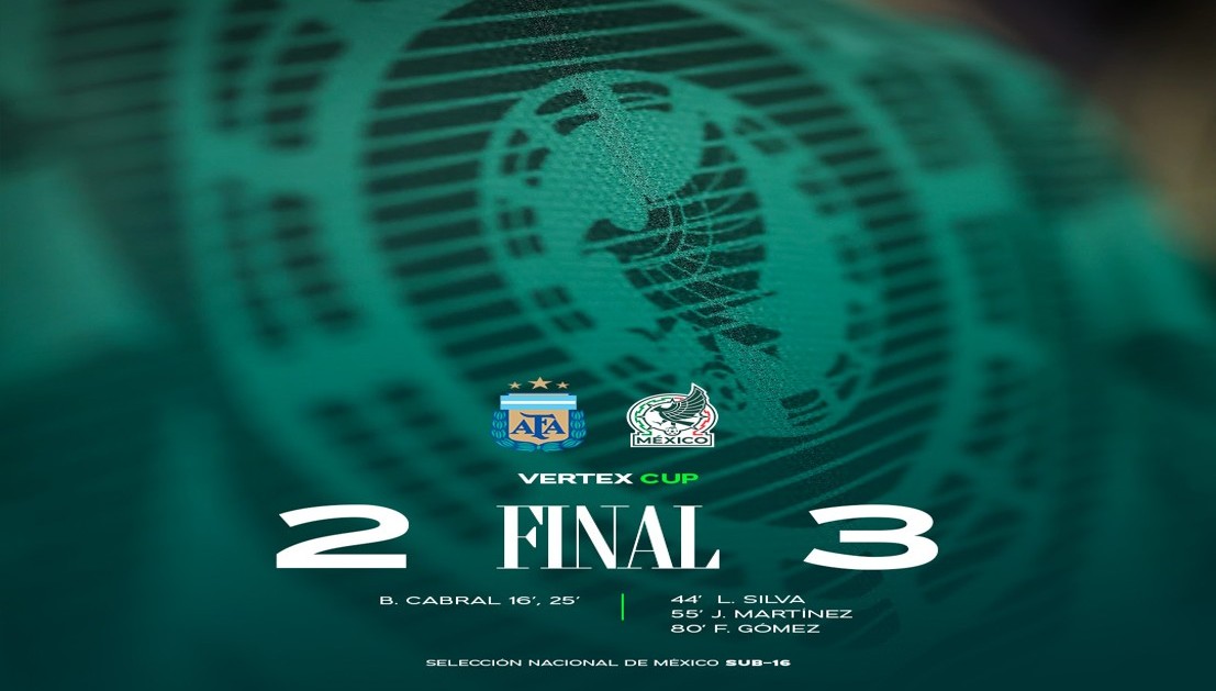 México remonta a Argentina y arranca con triunfo en la Vertex Cup