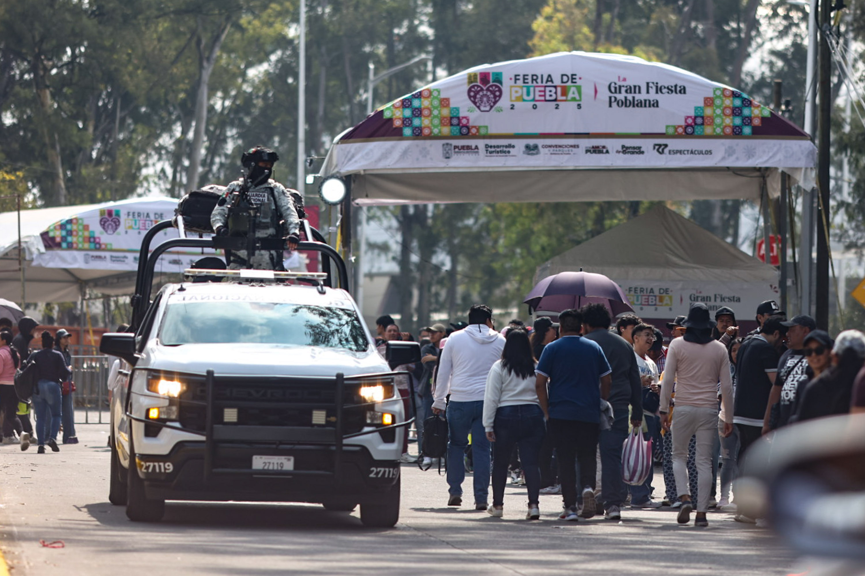 Un total de dos mil 350 policías vigilarán la Feria de Puebla 2026