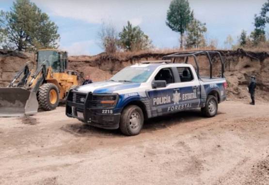 Policía Forestal inhabilita hornos clandestinos y asegura maquinaria en San Nicolás de los Ranchos