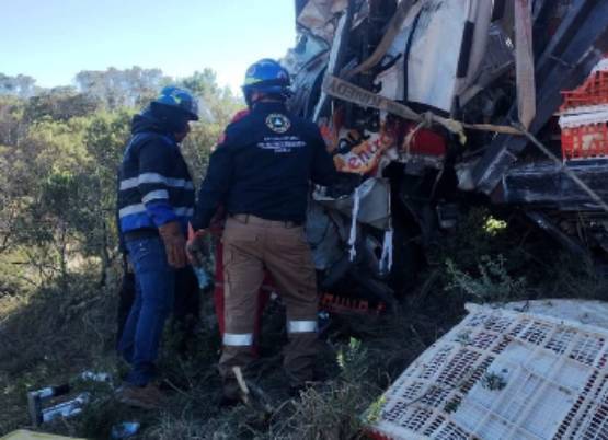 Accidente en la autopista Tlaxco–Tejocotal deja una persona fallecida