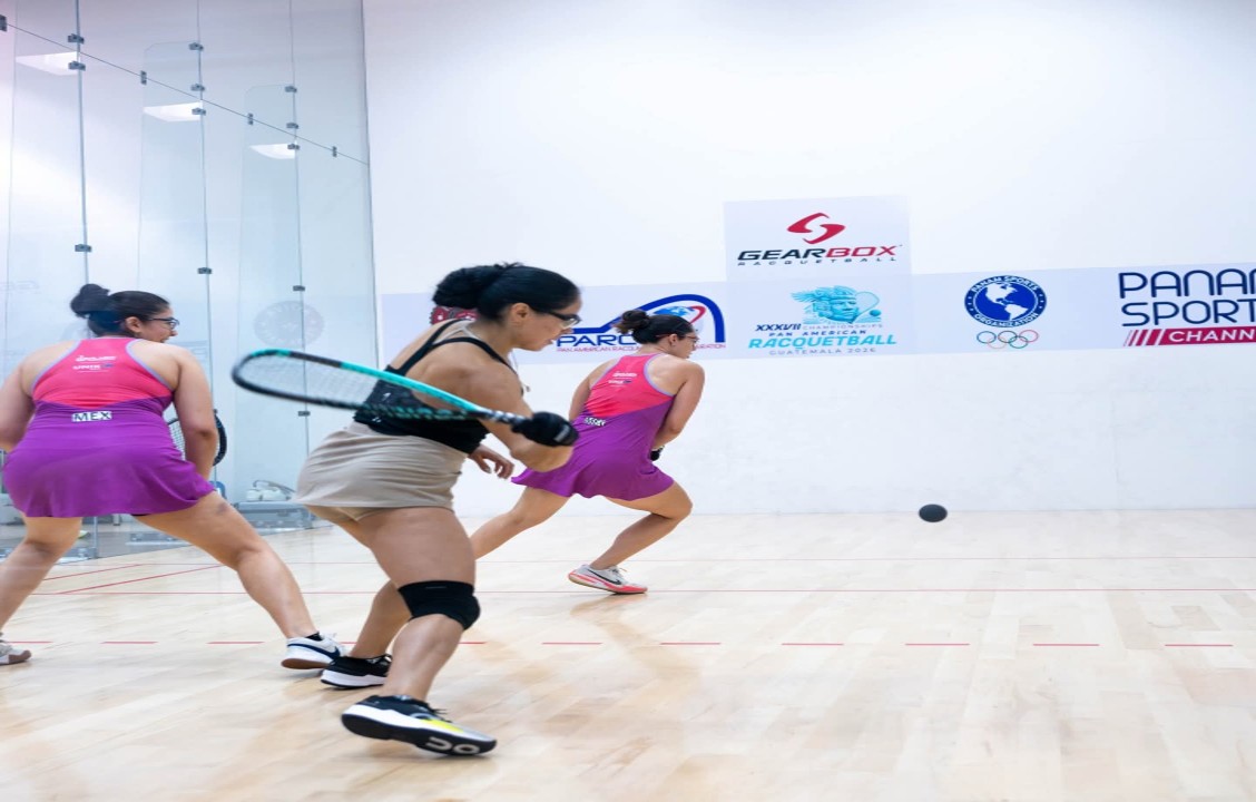 Racquetbolistas mexicanas con oro, plata y bronce en Guatemala