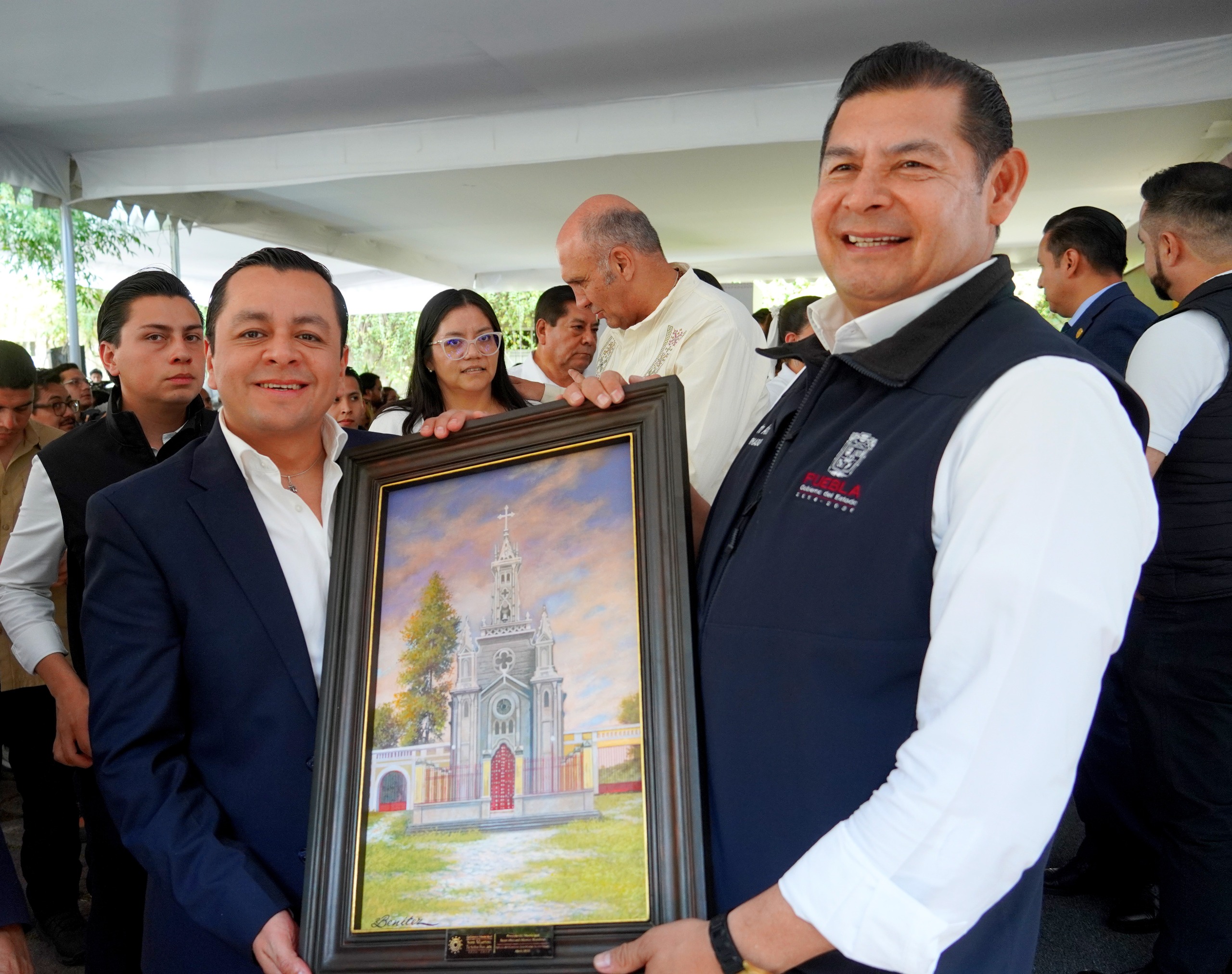  Fortalecen trabajo conjunto Gobierno Estatal y municipal en beneficio de San Martín Texmelucan