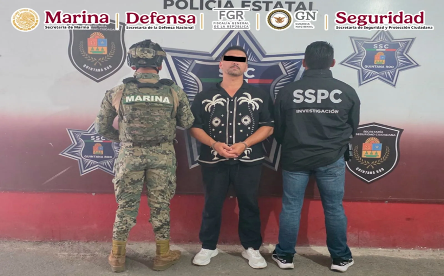 En Quintana Roo detienen a sujeto de los 10 más buscados en Europa
