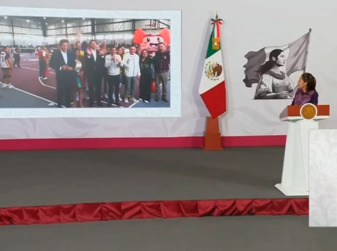 Sheinbaum envía mensaje a 40 mil atletas de la Olimpiada Conade en Puebla 