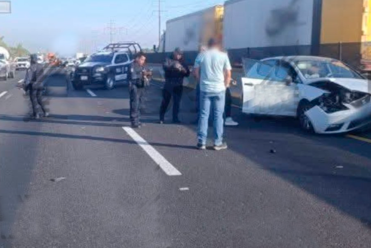 Accidente provoca cierre parcial en la México–Puebla a la altura de Xoxtla