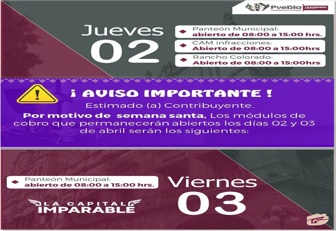 Gobierno de Chedraui da horarios en cajas de Tesorería por Semana Santa