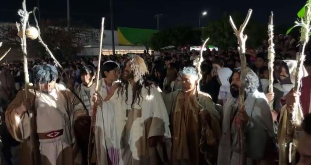 Regresa el recorrido largo del viacrucis en Tehuacán 