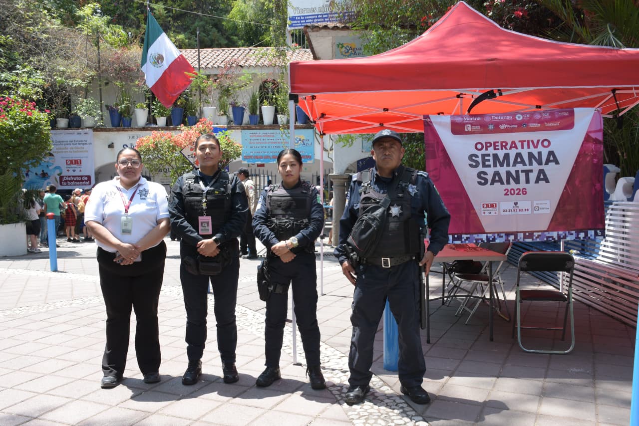 Permanece operativo de vigilancia del gobierno de Chedraui para mantener la tranquilidad en Semana Santa 