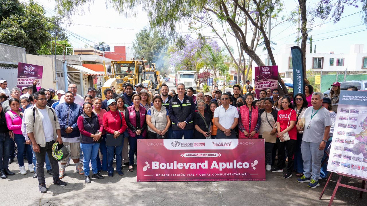 Arranca Chedraui trabajos de rehabilitación vial en Bulevar Apulco
