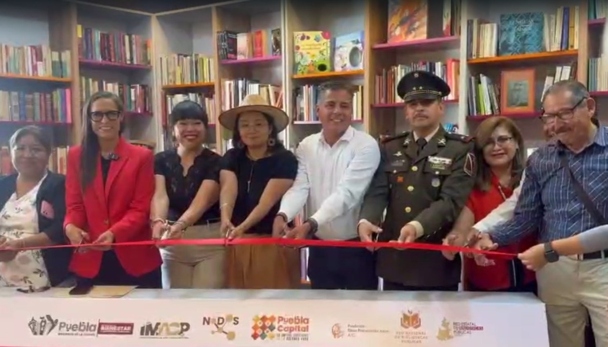 VIDEO Inauguran la Biblioteca Elena Poniatowska en el Nodo Cultural de San Aparicio