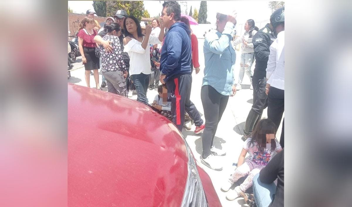 Atropellan a dos menores y una mujer en Huejotzingo