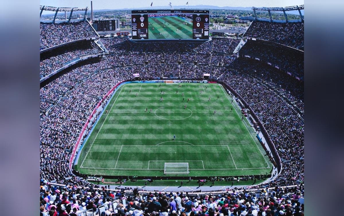 Récord de asistencia en el encuentro del Inter Miami y el Colorado Rapids 