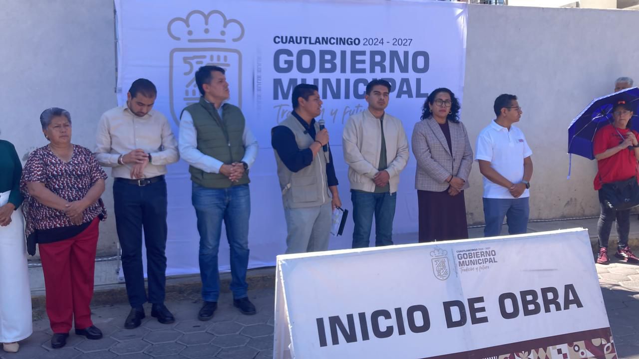 Inicia pavimentación integral de la calle Tlaxcala en Cuautlancingo