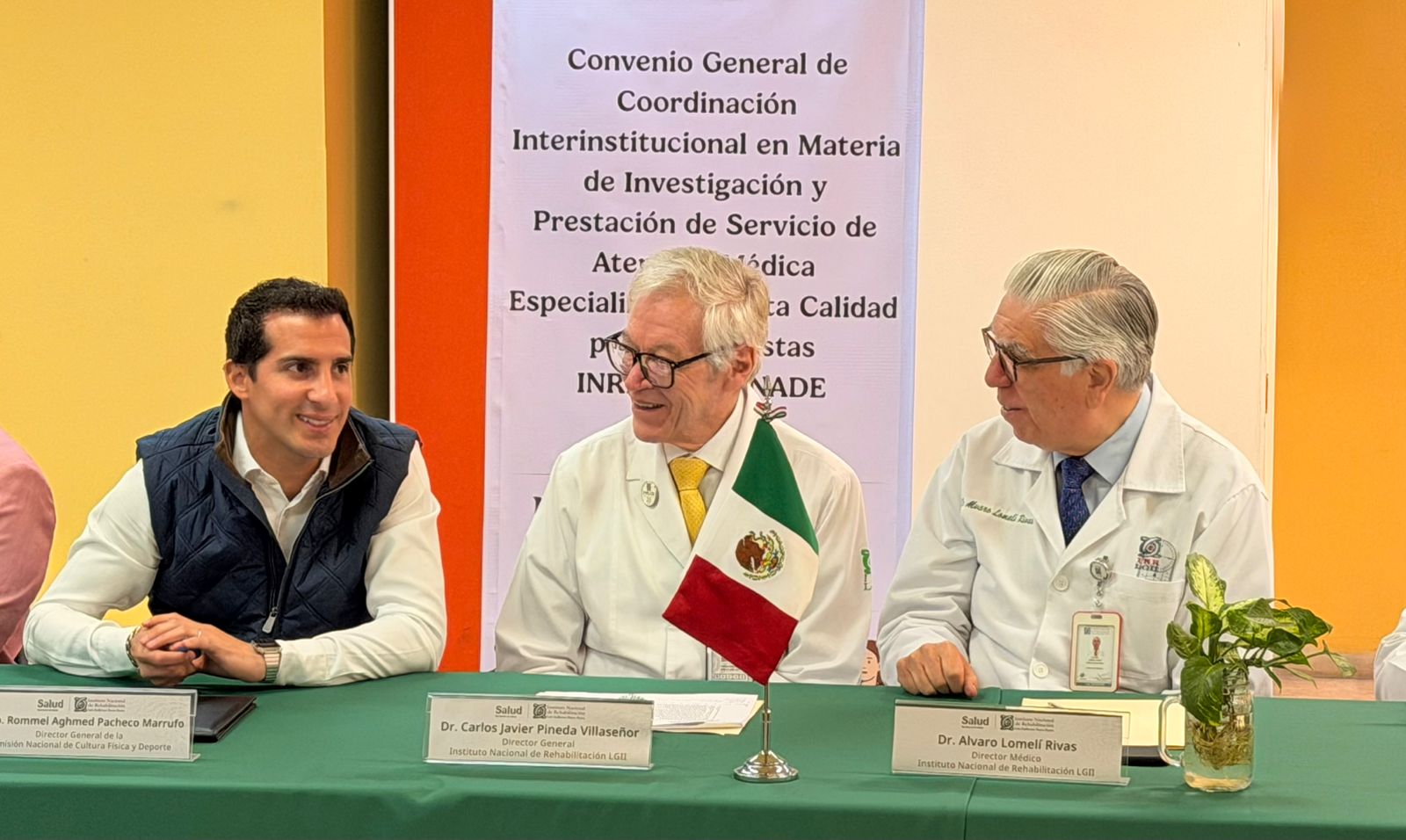 Fortalecerán alianza para prevenir y atender lesiones en deportistas de alto rendimiento