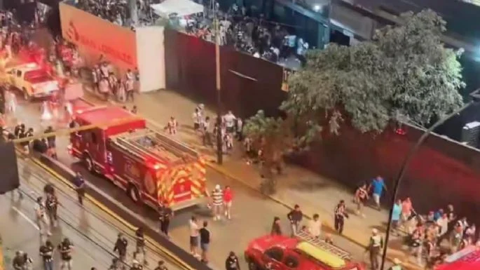 Aglomeración en estadio de Lima deja un muerto y 60 heridos