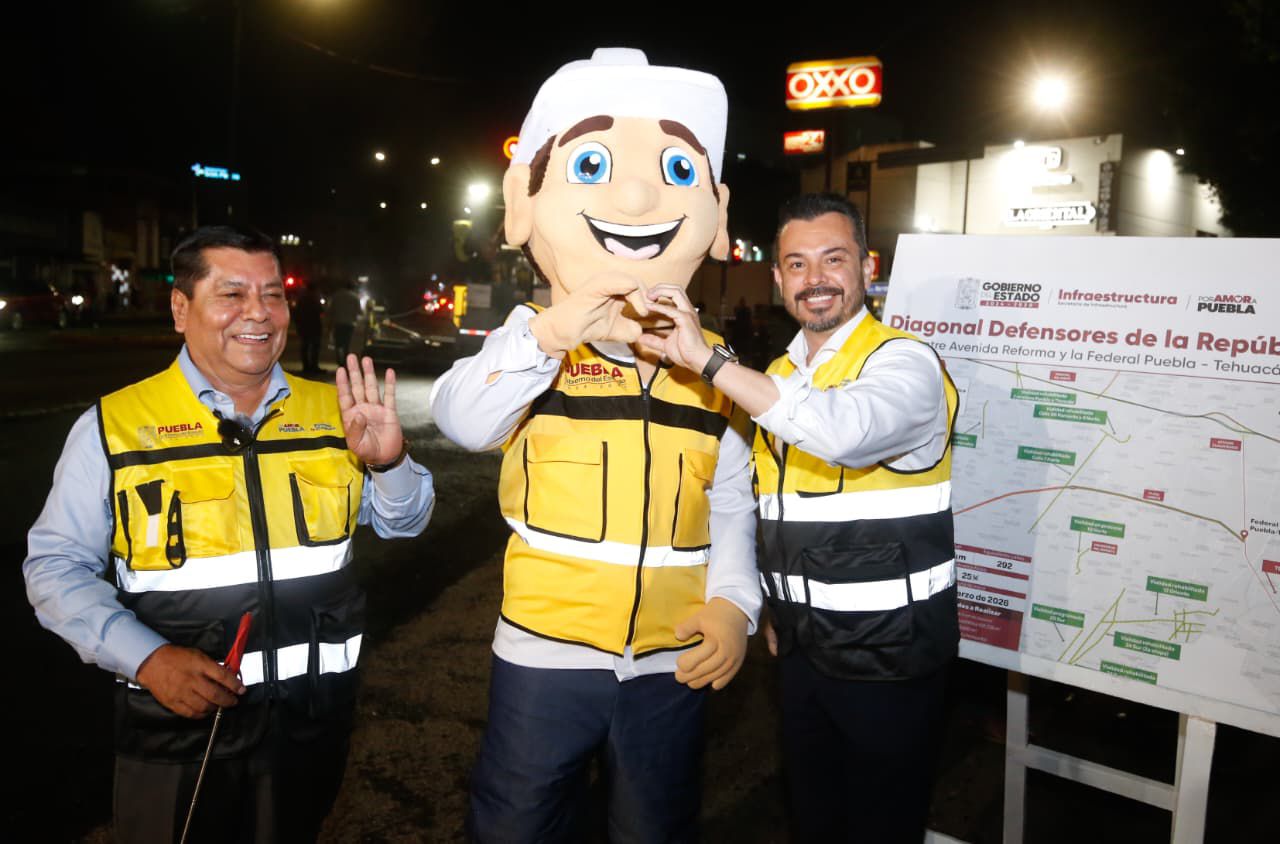 Gobierno Estatal trabaja 24/7 en territorio, trenes de pavimentación avanzan en la diagonal