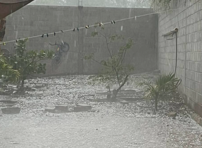 Granizada ocasiona daños en cultivos y viviendas en San Gabriel Chilac