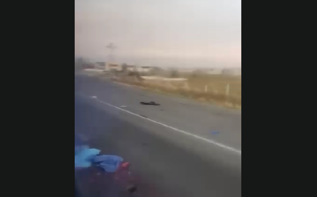 Destroza a motociclista a metros de la caseta de cobro de Amozoc