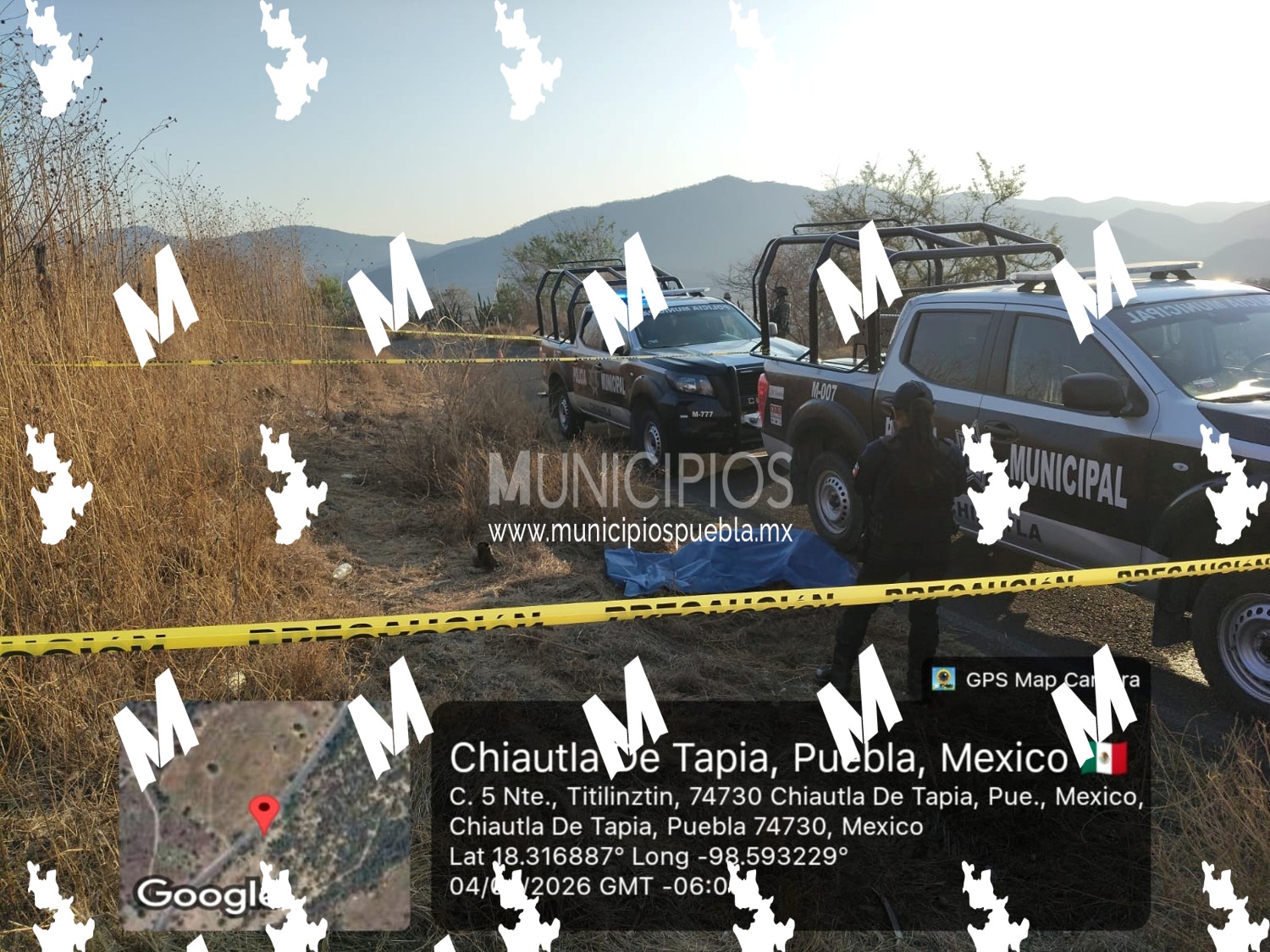 Hallaron sin vida a ex paramédico en Chiautla de Tapia