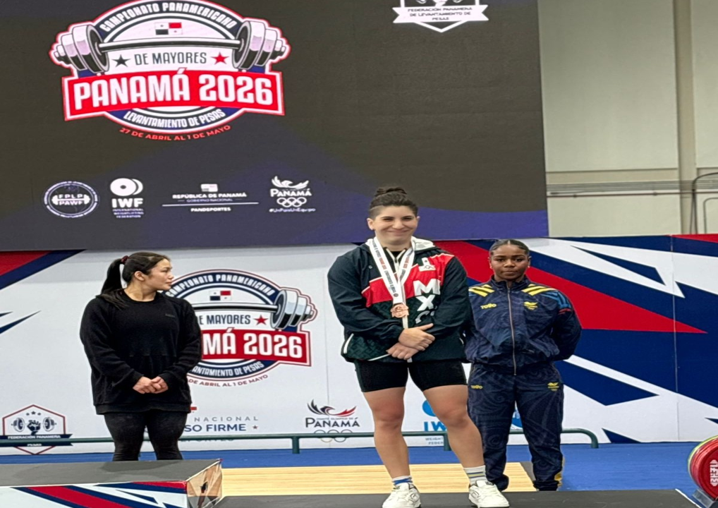 La mexicana Sohaila Cortez con dos medallas de bronce en Panamericano de Pesas