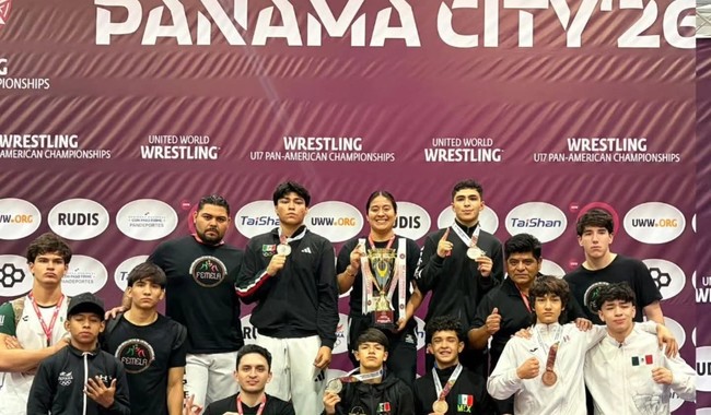 México logra 17 medallas en el Campeonato Panamericano de Luchas Asociadas Sub-17