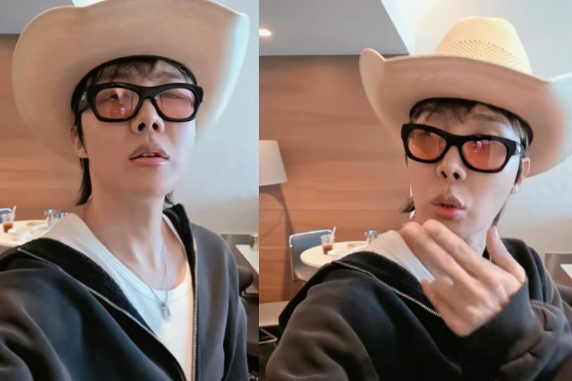 J-Hope de BTS sorprende a sus fans en redes sociales con sombrero y corridos 