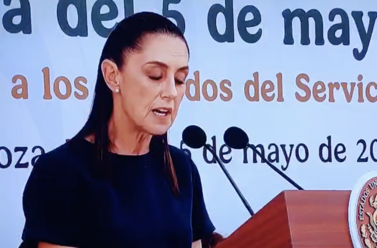 “La presidenta no se arrodilla”: Sheinbaum lanza mensaje en aniversario del 5 de Mayo