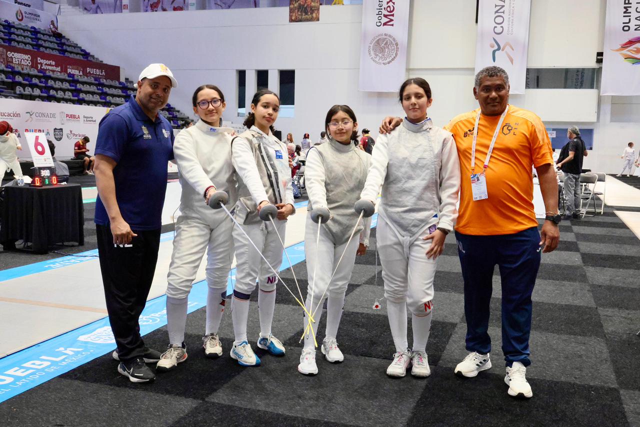 Talento poblano destaca en Jornada de esgrima en olimpiada CONADE 2026