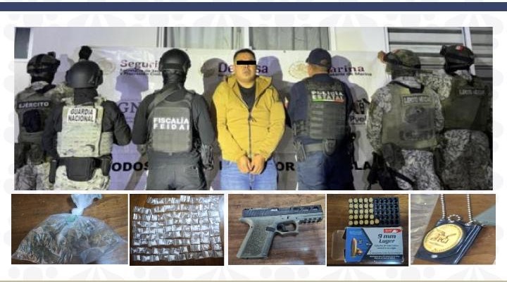 Catean inmueble en Cuautlancingo y aseguran 48 dosis de cristal 