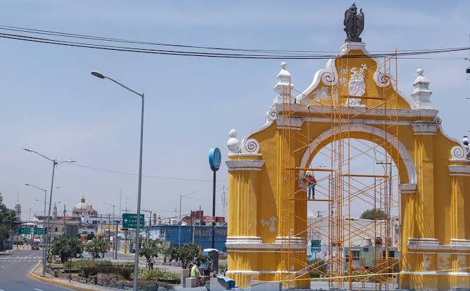 Supervisa Armenta intervención del Arco de Calzada Zaragoza previo al 5 de mayo 