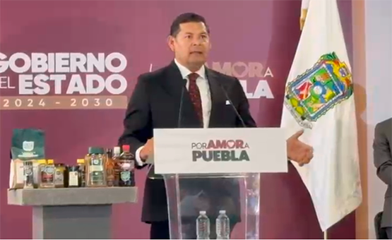 “Hoy no se los presto”: asegura Armenta ante rumores de salida de Samuel Aguilar 