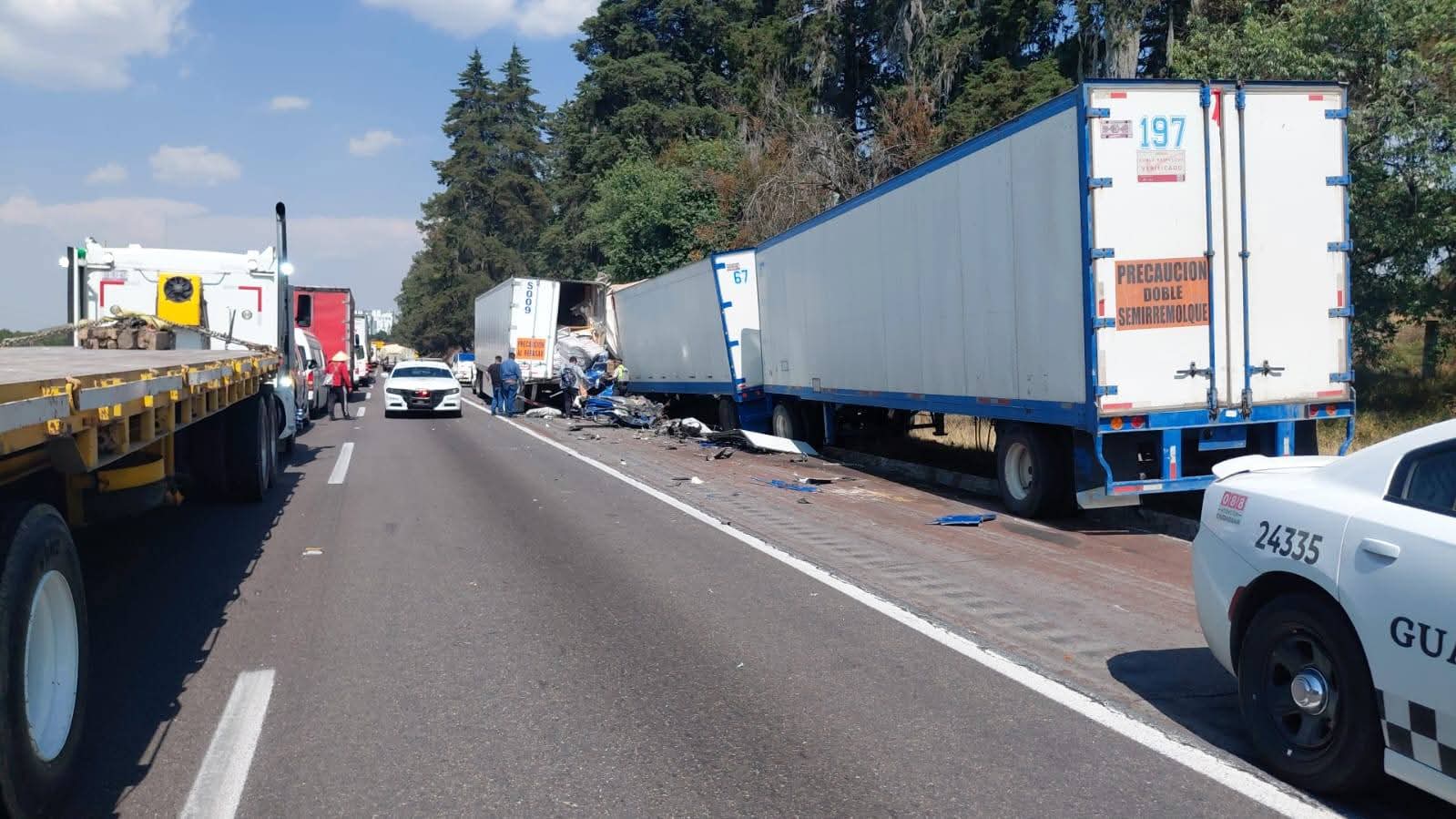 Se registra un accidente en los límites de Tlahuapan