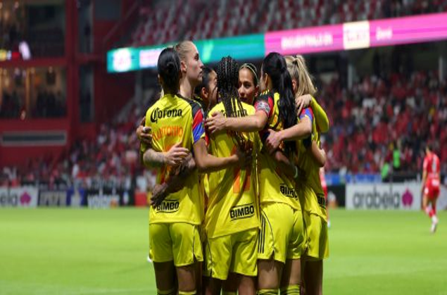 VIDEO Vaya goliza, América toma ventaja de 7-1 sobre Toluca