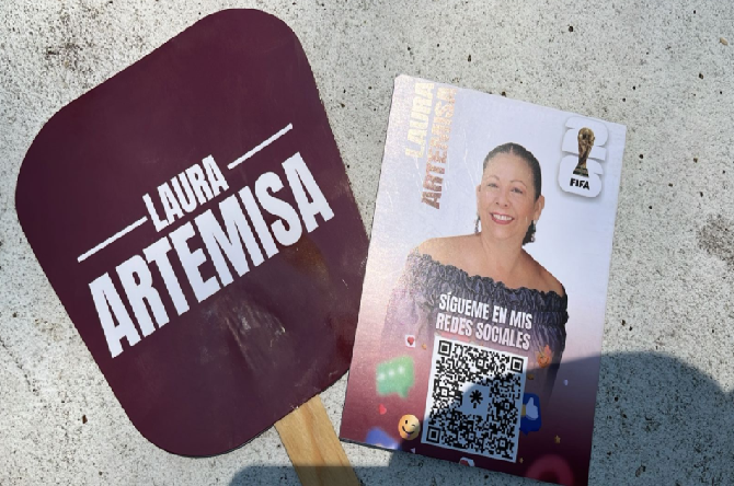 Artemisa se deslinda de propaganda con su nombre en el Desfile del 5 de Mayo