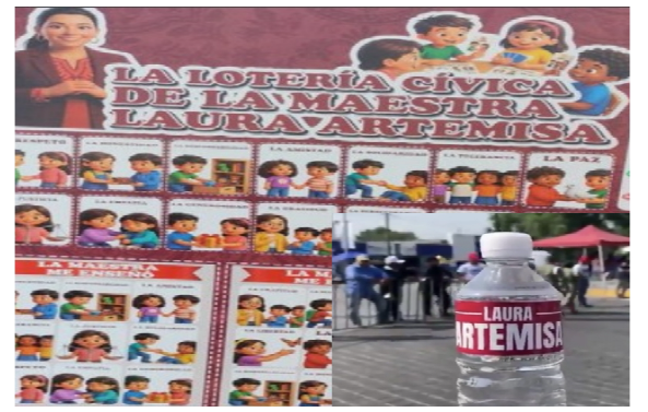 Artemisa se deslinda de propaganda con su nombre en el Desfile del 5 de Mayo