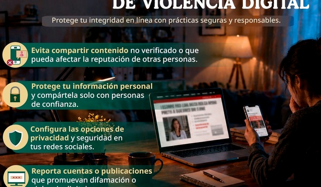 SSPC emite recomendaciones para no ser víctima de violencia digital