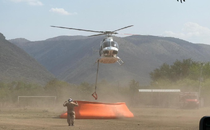 Respuesta inmediata de Gobierno Estatal ante reactivación de incendio en Cohetzala