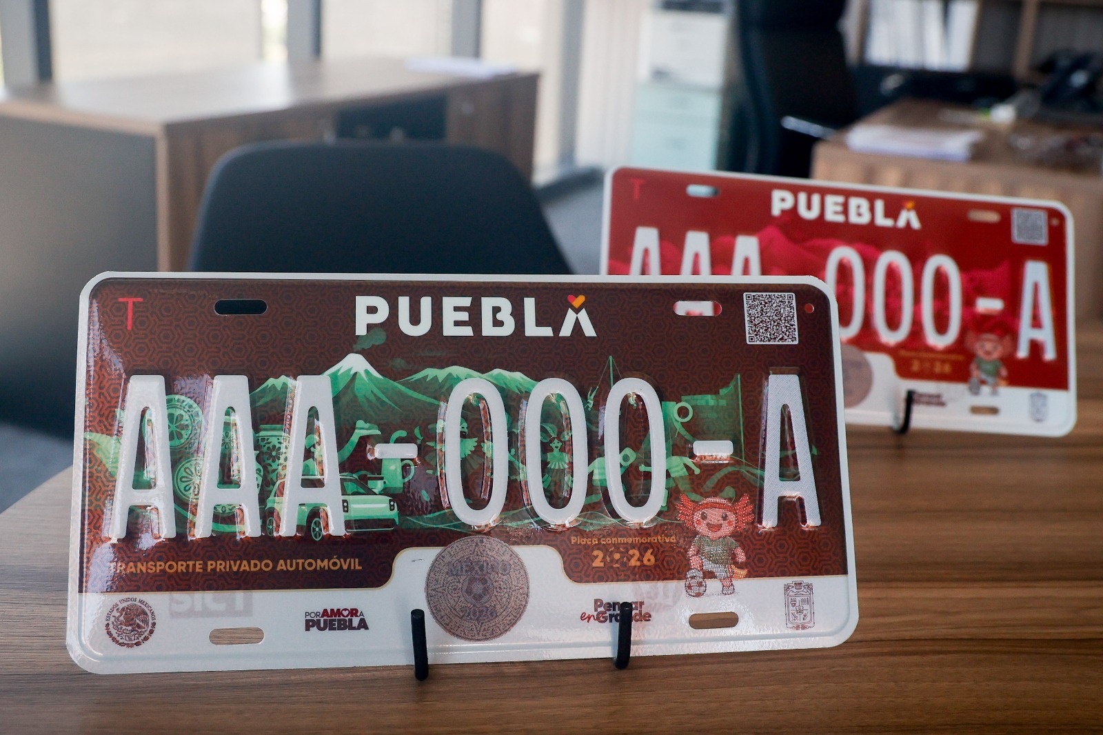 VIDEO Te animas, listas en Puebla las placas conmemorativas del Mundial de Futbol 2026
