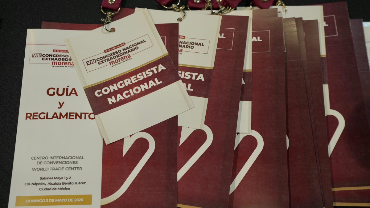 Morena celebra Congreso Nacional Extraordinario para renovar su dirigencia