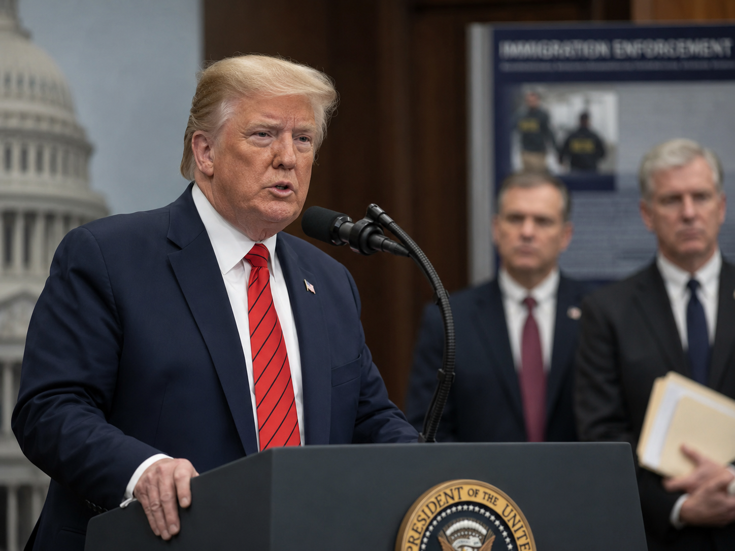 Senado de EU aprueba 70 millones de dólares para ofensiva migratoria de Trump