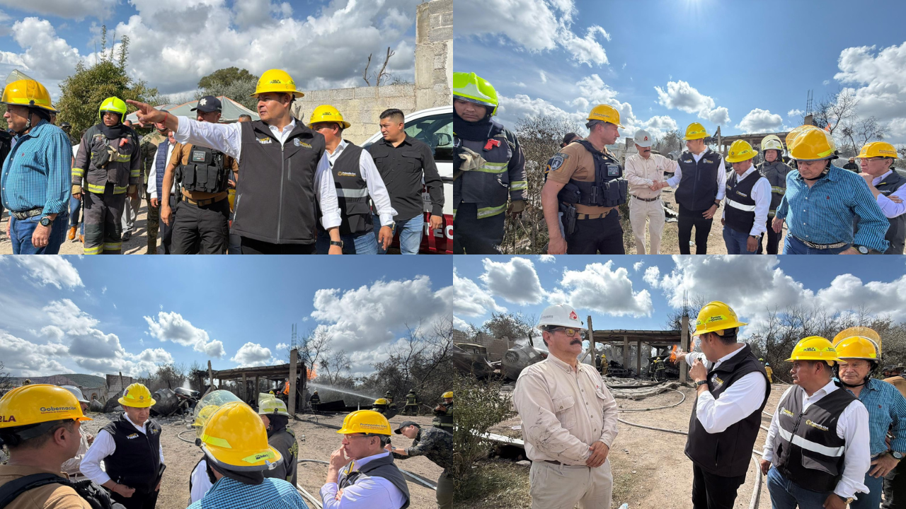 Supervisa gobernador Armenta Mier zona de emergencia en Tepeaca