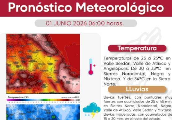 Pronostican lluvias fuertes, tormentas eléctricas y posible granizo en gran parte de Puebla
