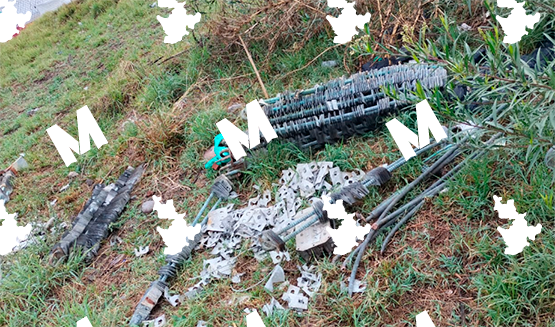 Ubican a presuntos responsables de robo de cable en Texmelucan