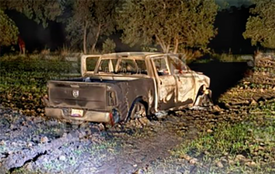 Hallan sin vida a joven junto a camioneta calcinada en Tlaxcala; investigan posible ajuste de cuentas