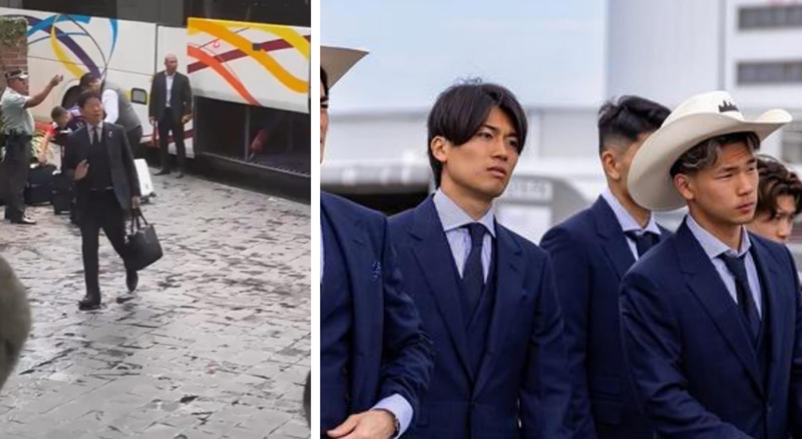 Selección de Japón llega a Monterrey con sombreros norteños 