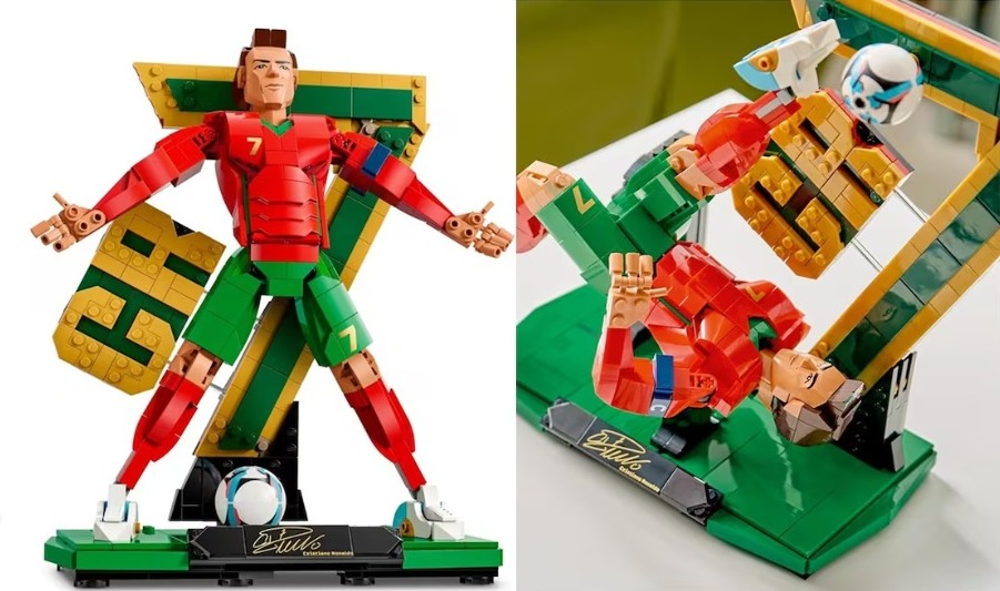 Lanzan LEGO coleccionable de Cristiano Ronaldo