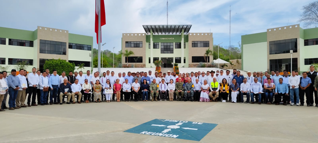 Instalan primer puesto de comando en Oaxaca por temporada de lluvias y ciclones 2026