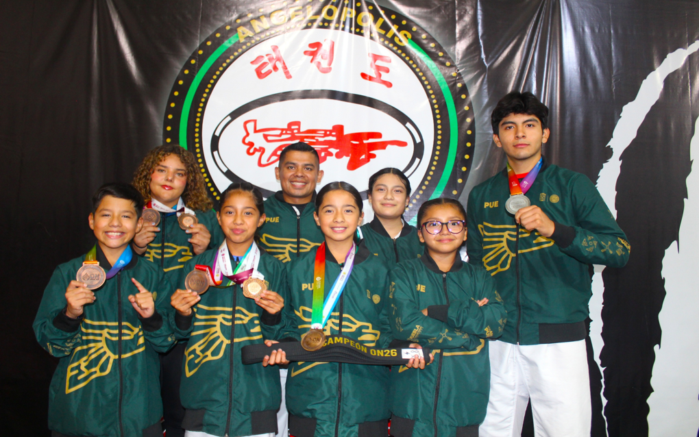 Doyang Angelópolis aporta cinco medallistas a Puebla en Juegos Nacionales CONADE